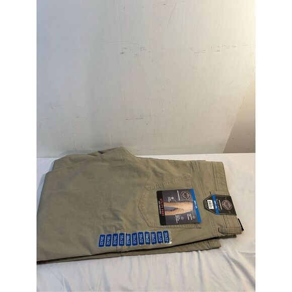 WeatherProof 38x32 utility pants flex waistband stretch 271 tan new - Picture 4 of 9